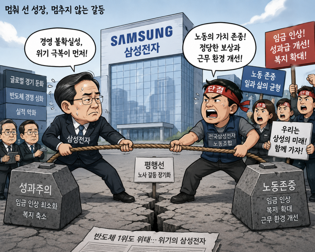 삼성전자파업 노사갈등