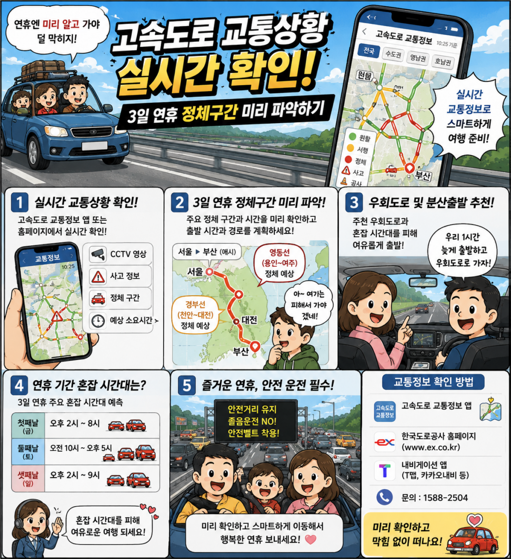고속도로 교통상황 실시간