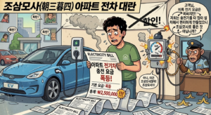 아파트전기차 충전요금 조삼모사