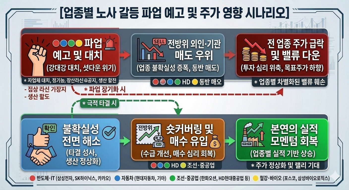 업종별 노사갈등